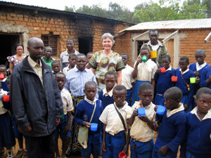 Waisenkinder, Aufnahme vom Besuch in Ikelu 2008